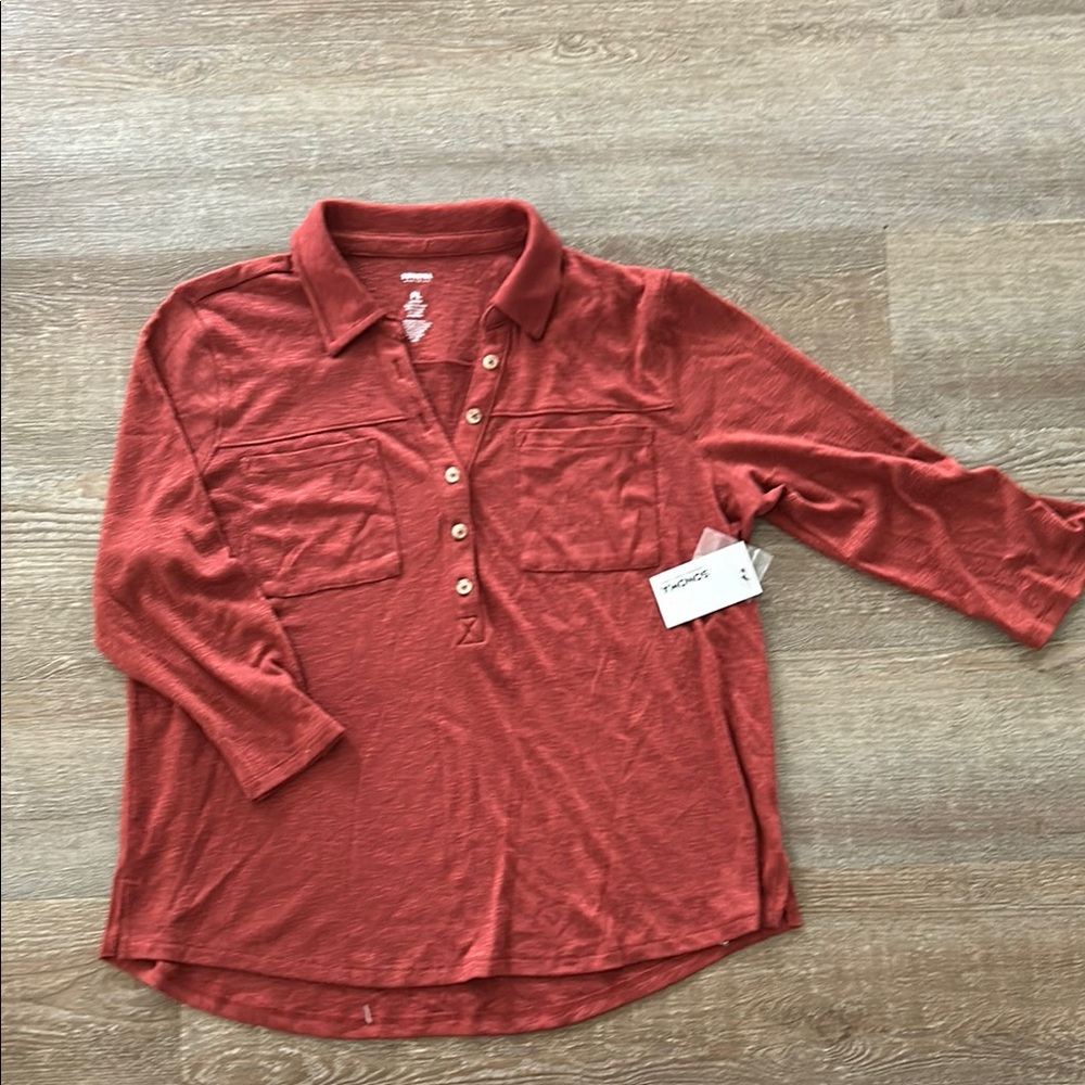Sonoma Red Button-Up Shirt